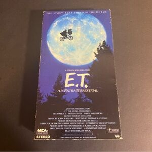 E.T. The Extra-Terrestrial (VHS) By Steven Spielberg‎